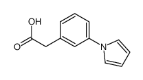 2-(3-pyrrol-1-ylphenyl)acetic acid Structure