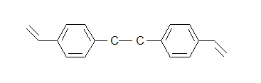 1-ethenyl-4-[2-(4-ethenylphenyl)ethyl]benzene structure