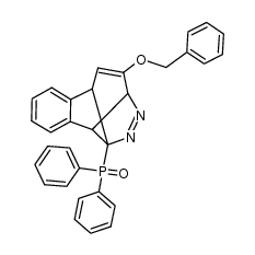 (10-(benzyloxy)-3,3a,8,8a-tetrahydro-3,8-ethenoindeno[2,1-c]pyrazol-8a-yl)diphenylphosphine oxide Structure