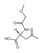2-(2-methoxyacetamido)-4-methylpent-4-enoic acid结构式