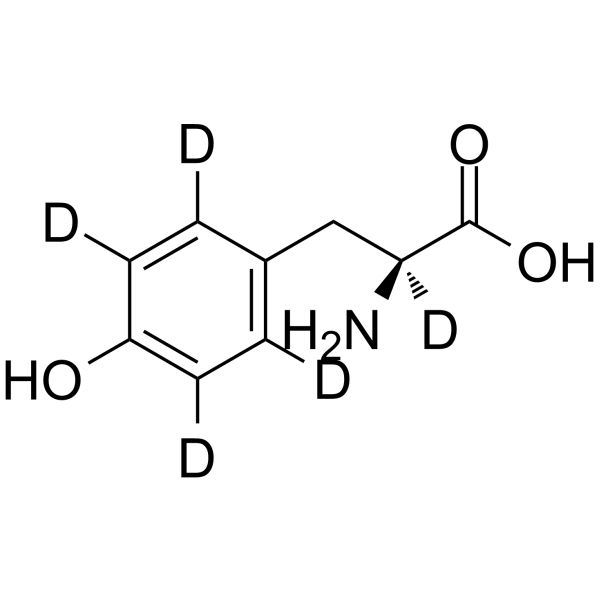 L-Tyrosine-d5 Structure