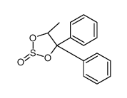 (2R,5s)-5-甲基-4,4-二苯基-1,3,2-二噁硫烷结构式