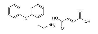 (E)-but-2-enedioic acid,2-(2-phenylsulfanylphenyl)ethanamine Structure
