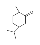 (2R,5S)-2-methyl-5-propan-2-ylcyclohexan-1-one结构式