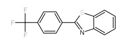 2-(4-Trifluoromethyl-phenyl)-benzothiazole结构式