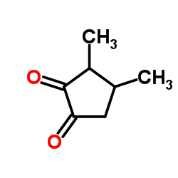 3,4-二甲基-1,2-环戊二酮结构式