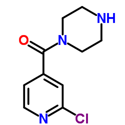(2-Chloro-pyridin-4-yl)-piperazin-1-yl-Methanone hydrochloride Structure