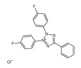 2,3-双-(4-氟苯基)-5-苯基氯化四氮唑结构式