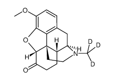 hydrocodone-d3 Structure