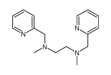 N1,N2-二甲基-N1,N2-双(吡啶-2-基甲基)乙烷-1,2-二胺结构式