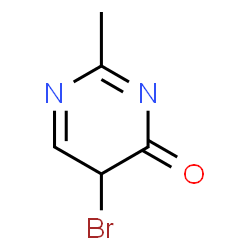 5-溴-2-甲基-4(1H)-嘧啶酮结构式