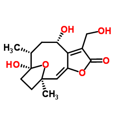 8α-Hydroxyhirsutinolide structure