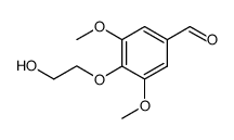 4-(2-hydroxyethoxy)-3,5-dimethoxy-benzaldehyde Structure