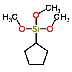 Cyclopentyl(trimethoxy)silane structure