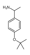 Benzenemethanamine, 4-(1,1-dimethylethoxy)-.alpha.-methyl-结构式