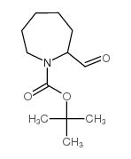 2-Formyl-azepane-1-carboxylic acid tert-butyl ester Structure