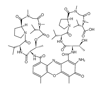 actinomycin-A5-oic-D acid Structure