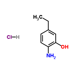 6-氨基间乙酚盐酸盐结构式