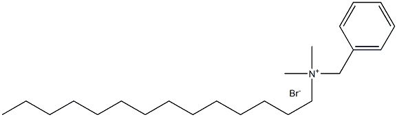 N,N-dimethyl-N-((phenyl-d5)methyl)tetradecan-1-aminium bromide Structure
