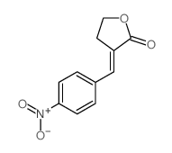 2(3H)-Furanone,dihydro-3-[(4-nitrophenyl)methylene]- Structure