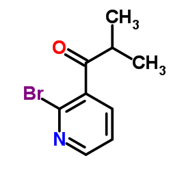 1-(2-Bromo-3-pyridinyl)-2-methyl-1-propanone Structure