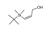 (Z)-3-(tert-butyl(dimethyl)silanyl)prop-2-en-1-ol结构式