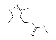 Methyl 3-(3,5-dimethylisoxazol-4-yl)propanoate Structure