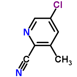 5-Chloro-3-methyl-2-pyridinecarbonitrile Structure