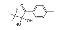 3,3,3-trifluoro-2,2-dihydroxy-1-(p-tolyl)propan-1-one Structure