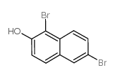 1,6-二溴-2-萘酚结构式