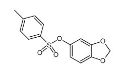 benzo[d][1,3]dioxol-5-yl 4-methylbenzenesulfonate Structure