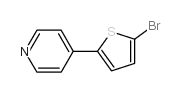 4-(5-溴噻吩-2-基)吡啶结构式