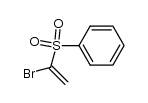 [(1-bromoethenyl)sulfonyl]benzene结构式