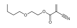 2-butoxyethyl 2-cyanoprop-2-enoate Structure