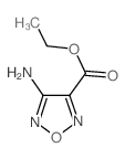 4-氨基-1,2,5-噁二唑-3-甲酸乙酯结构式