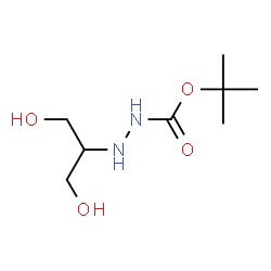 Hydrazinecarboxylic acid, 2-[2-hydroxy-1-(hydroxymethyl)ethyl]-, 1,1- Structure