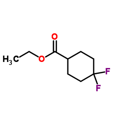 4,4-二氟环己基甲酸乙酯结构式