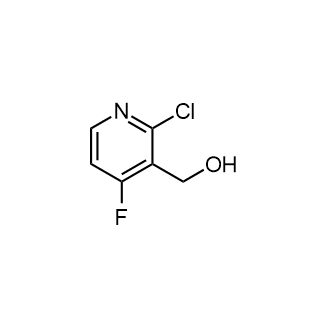 (2-氯-4-氟吡啶-3-基)甲醇结构式