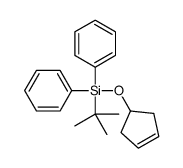 叔-丁基(环戊二烯-3-烯-1-氧基)二苯基硅烷结构式