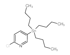 tributyl-(6-chloropyridin-3-yl)stannane Structure