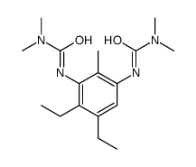 3-[3-(dimethylcarbamoylamino)-4,5-diethyl-2-methylphenyl]-1,1-dimethylurea Structure