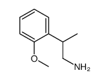 2-(2-Methoxyphenyl)-1-propylamine Structure