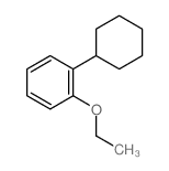 Benzene,1-cyclohexyl-2-ethoxy- Structure
