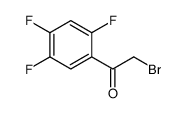 2-Bromo-1-(2,4,5-trifluorophenyl)ethanone结构式