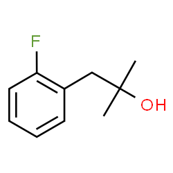 1-(2-氟苯基)-2-甲基丙-2-醇结构式