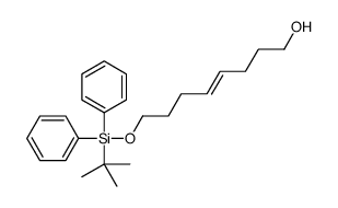 8-[tert-butyl(diphenyl)silyl]oxyoct-4-en-1-ol结构式