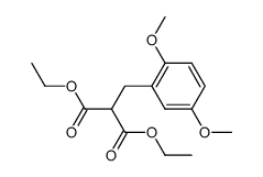diethyl (2,5-dimethoxybenzyl)malonate结构式