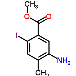 Methyl 5-amino-2-iodo-4-methylbenzoate Structure