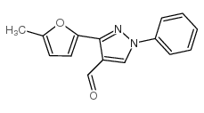 3-(5-甲基-呋喃-2-基)-1-苯基-1H-吡唑-4-甲醛图片