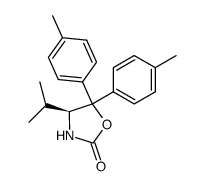 5,5-DI-P-TOLYL-4-ISOPROPYLOXAZOLIDINE-2-ONE结构式